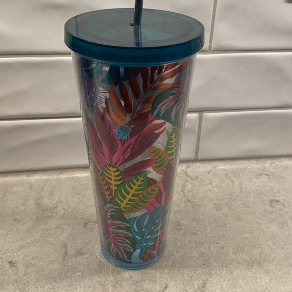Starbucks Tropical Leaves Aloha Cold Cup - Picture 2 of 8